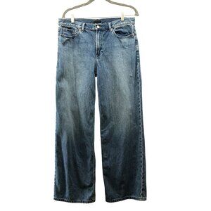 Uniqlo Blue Flare & Wide Leg Jeans